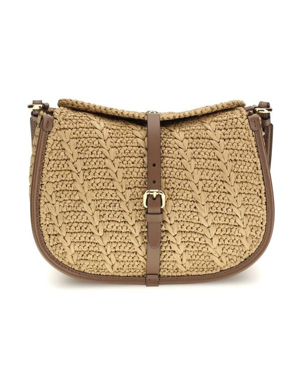 Etro Beige Raffia Shoulder Bag Glam Steals