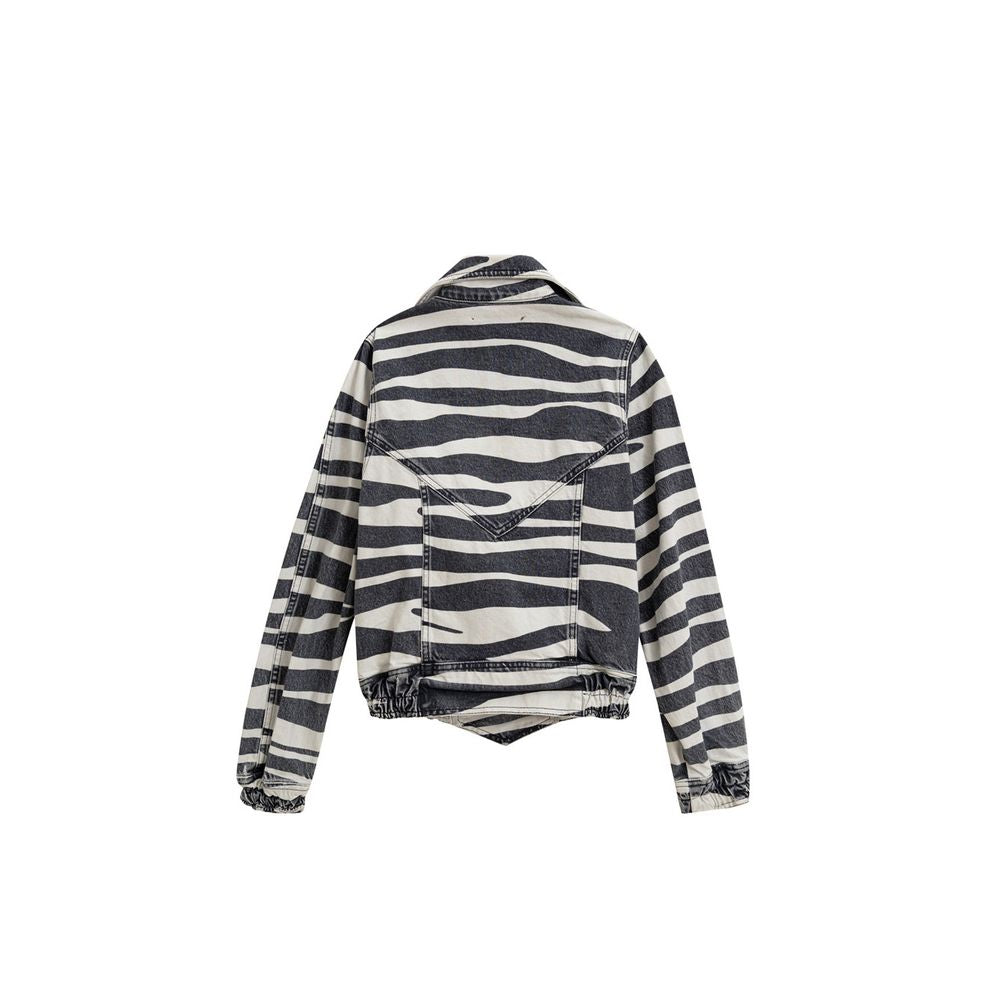Etro Black And White Cotton Retrofête Blazer Glam Steals