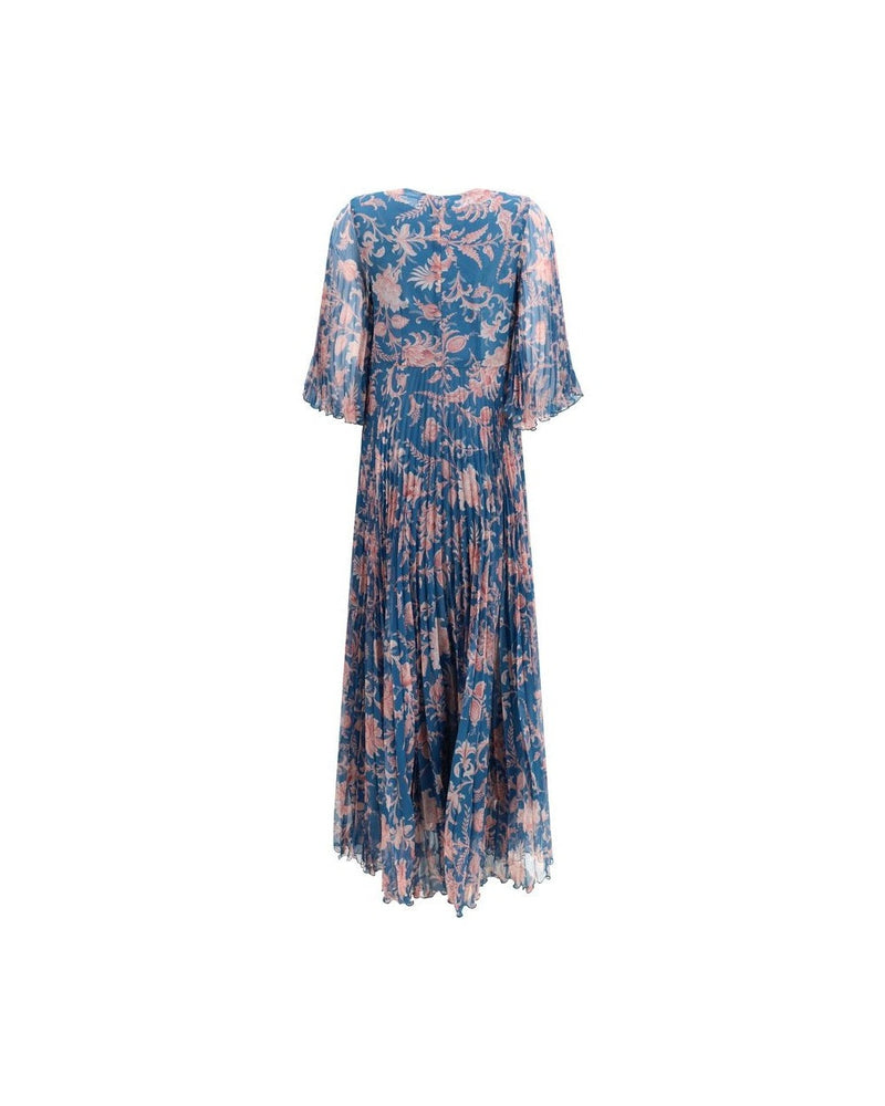 Etro Blue Polyester Casual Dress Glam Steals