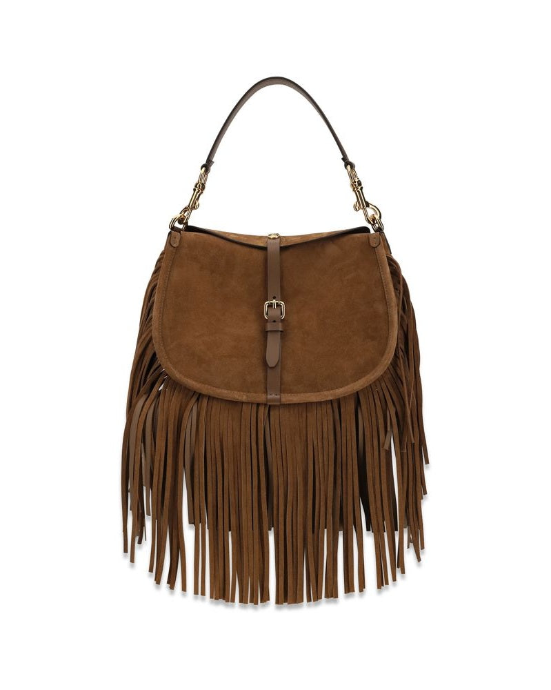 Etro Brown Calf Leather Bos Taurus Shoulder Bag Glam Steals