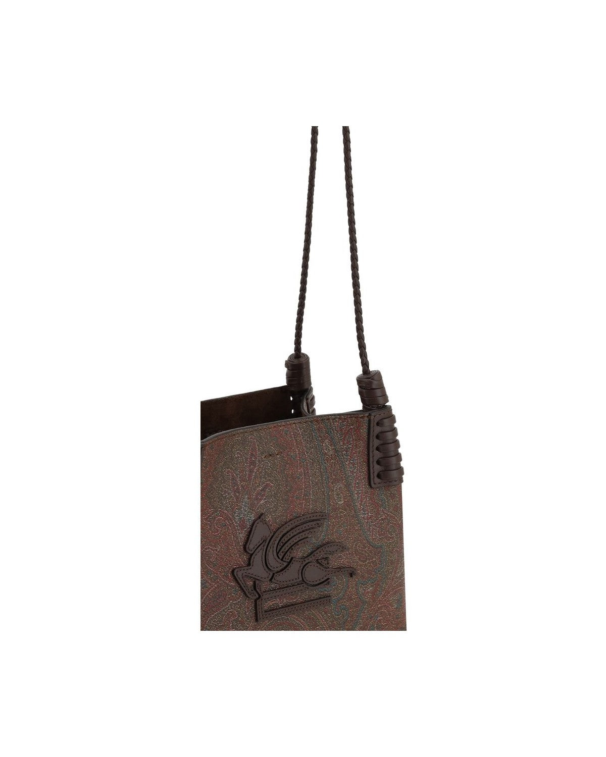 Etro Brown Fabric Handbag Glam Steals