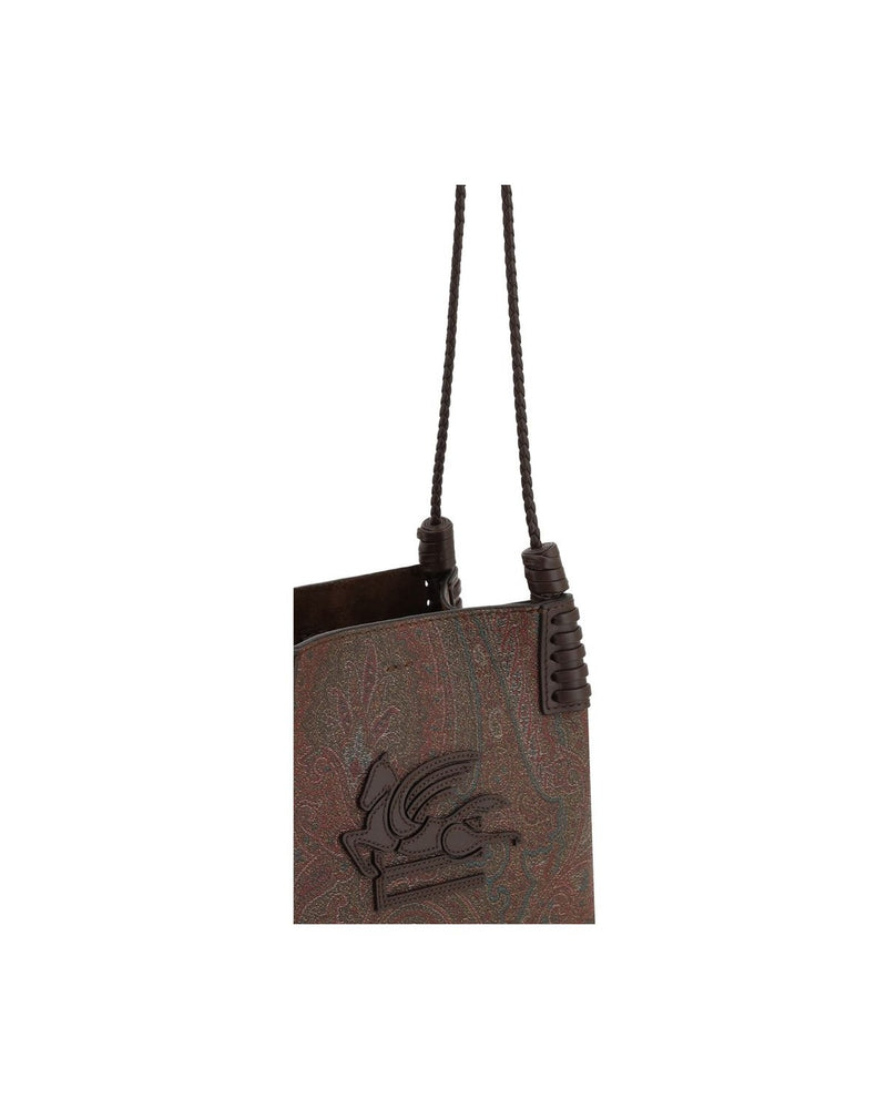 Etro Brown Fabric Handbag Glam Steals