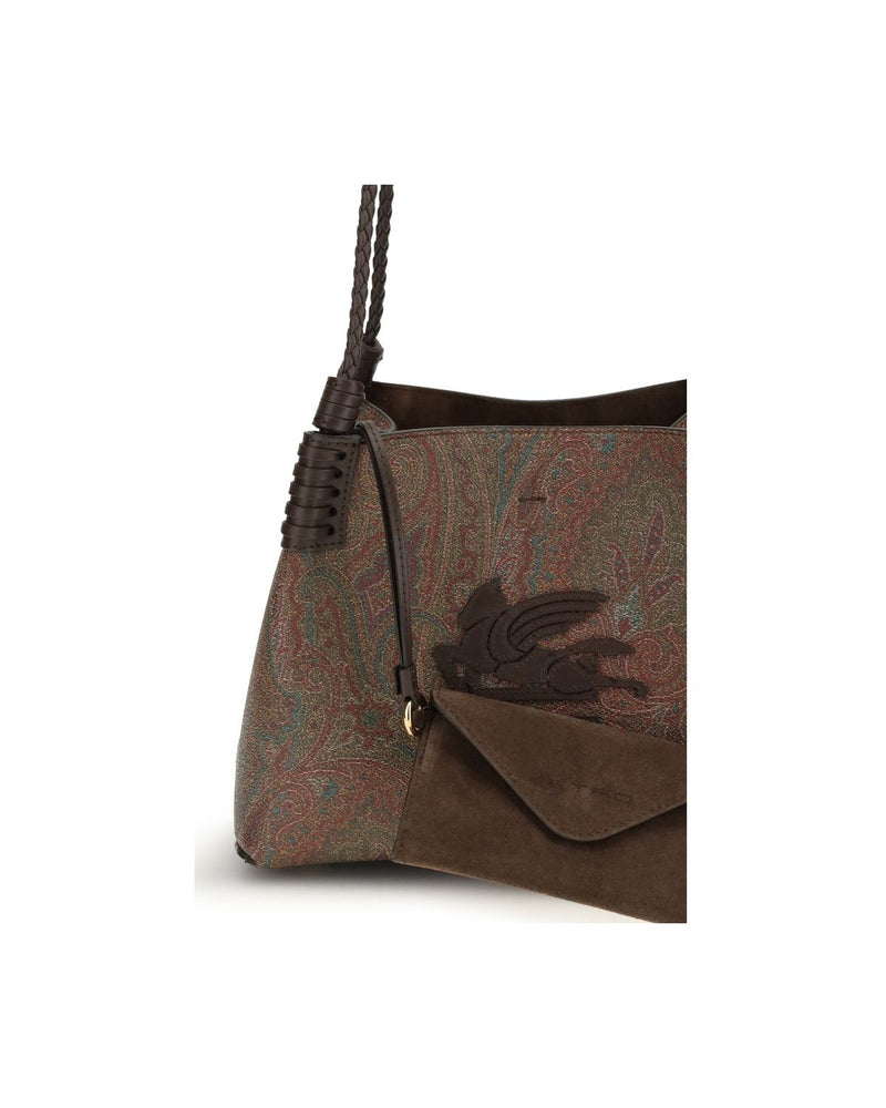 Etro Brown Pvc Shoulder Bag Glam Steals