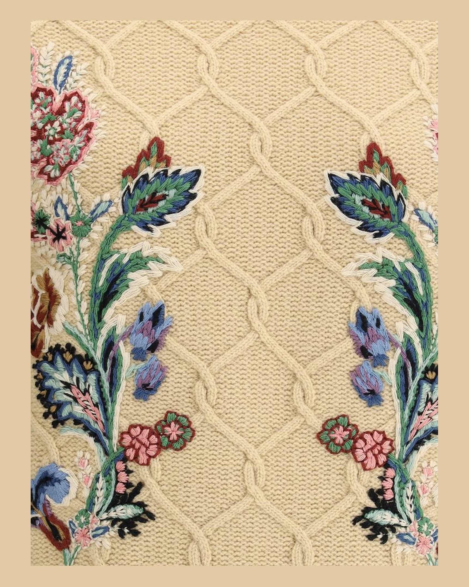 Etro Floral Embroidery Sweater Glam Steals