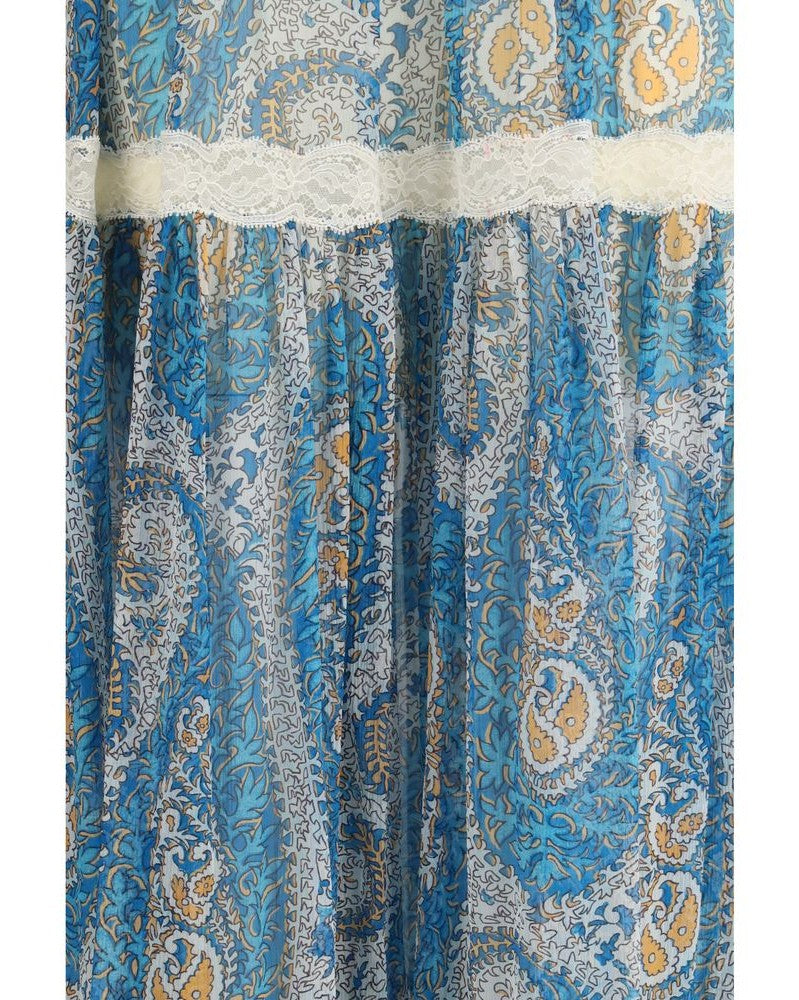 Etro Multicolor Silk Long Skirt Glam Steals