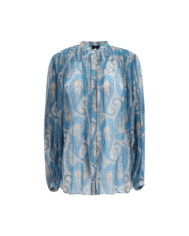 Etro Multicolor Silk Pattern Shirt Glam Steals