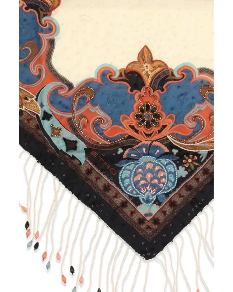 Etro Multicolor Silk Scarf Glam Steals
