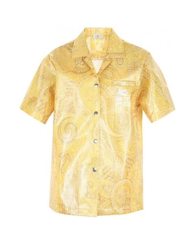 Etro Nylon Pattern Shirt Glam Steals