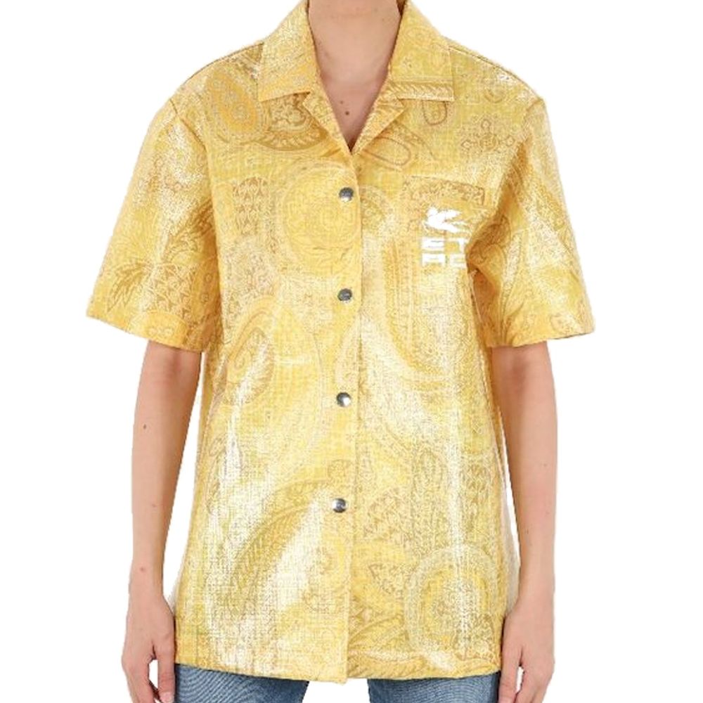 Etro Nylon Printed Shirt Glam Steals