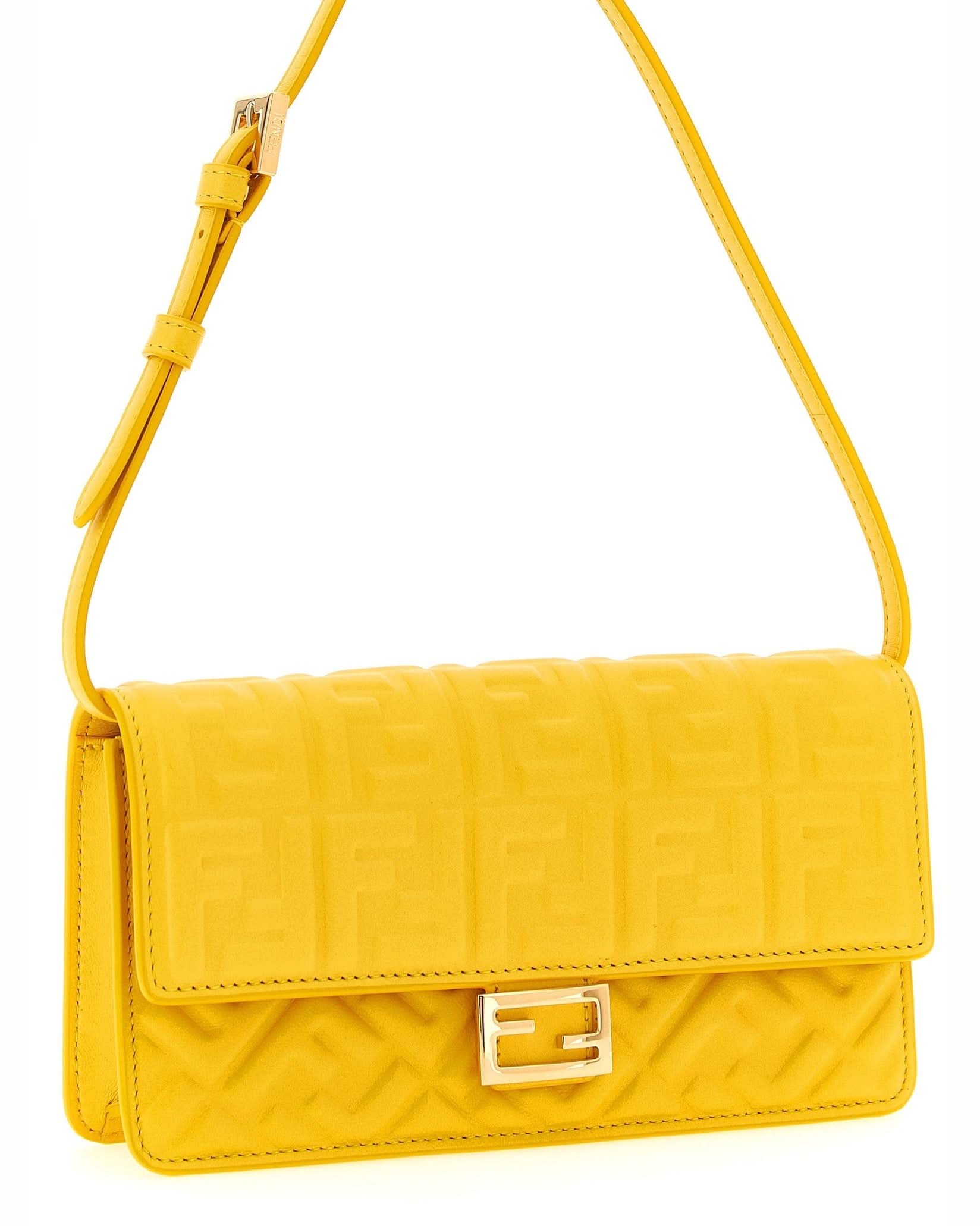Fendi Baguette Wallet On Chain Glam Steals