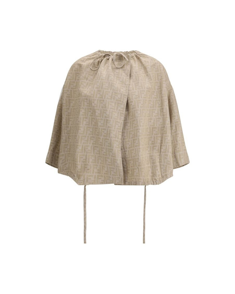 Fendi Beige Cotton Cloacks Glam Steals