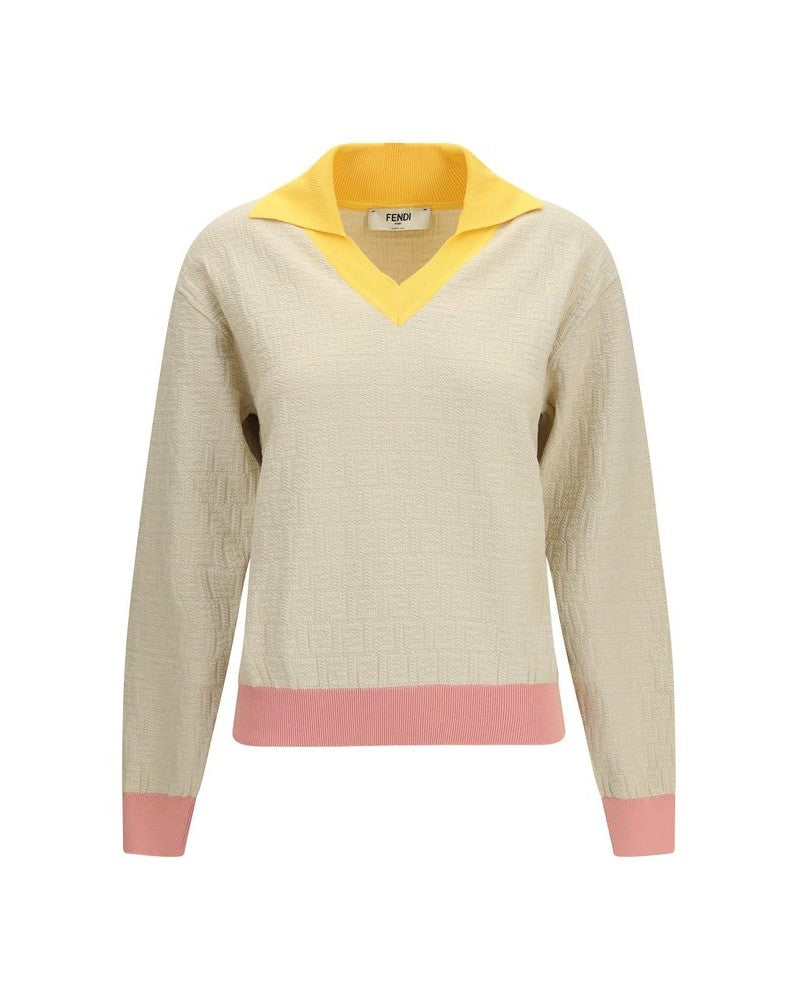 Fendi Beige Cotton Sweatshirt Glam Steals