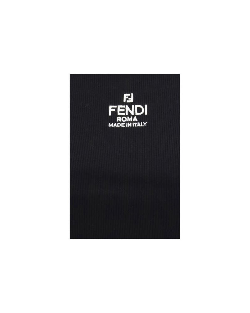 Fendi Black Cotton T-shirt Glam Steals