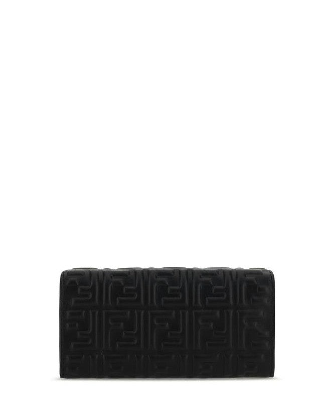 Fendi Black Lamb Ovis Aries Wallet Glam Steals