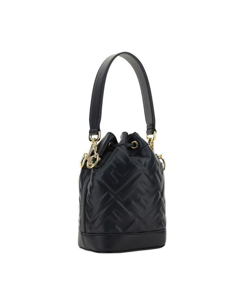 Fendi Black Polyamide Bucket Bag 