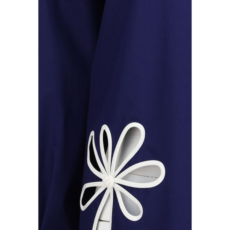 Fendi Blue Cotton Pattern Shirt Glam Steals