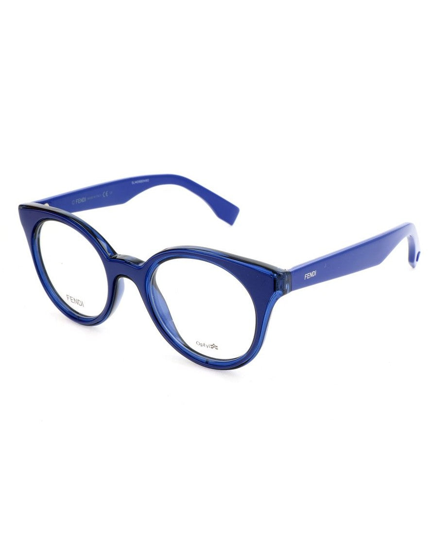 Fendi Blue Resin Optical Frames