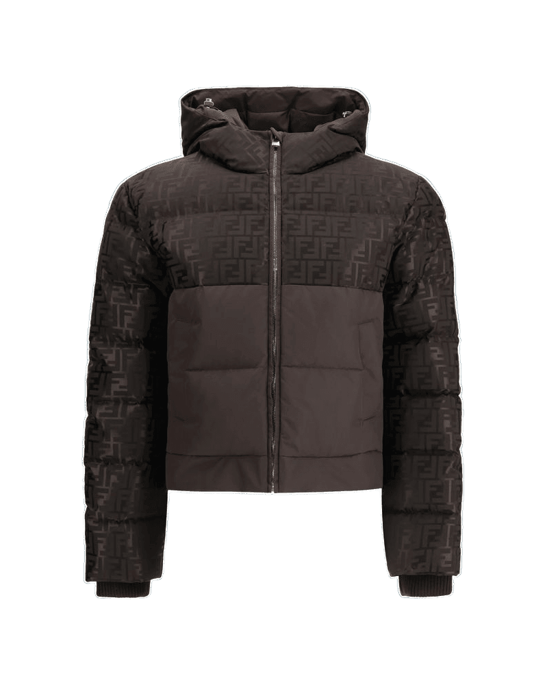 Fendi Brown Cotton Shell Jacket Glam Steals