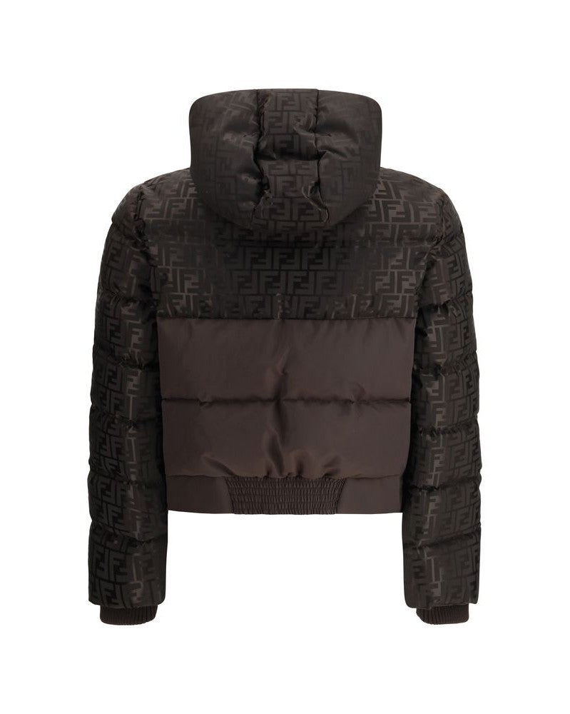 Fendi Brown Cotton Shell Jacket Glam Steals