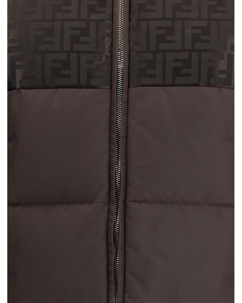 Fendi Brown Cotton Shell Jacket Glam Steals