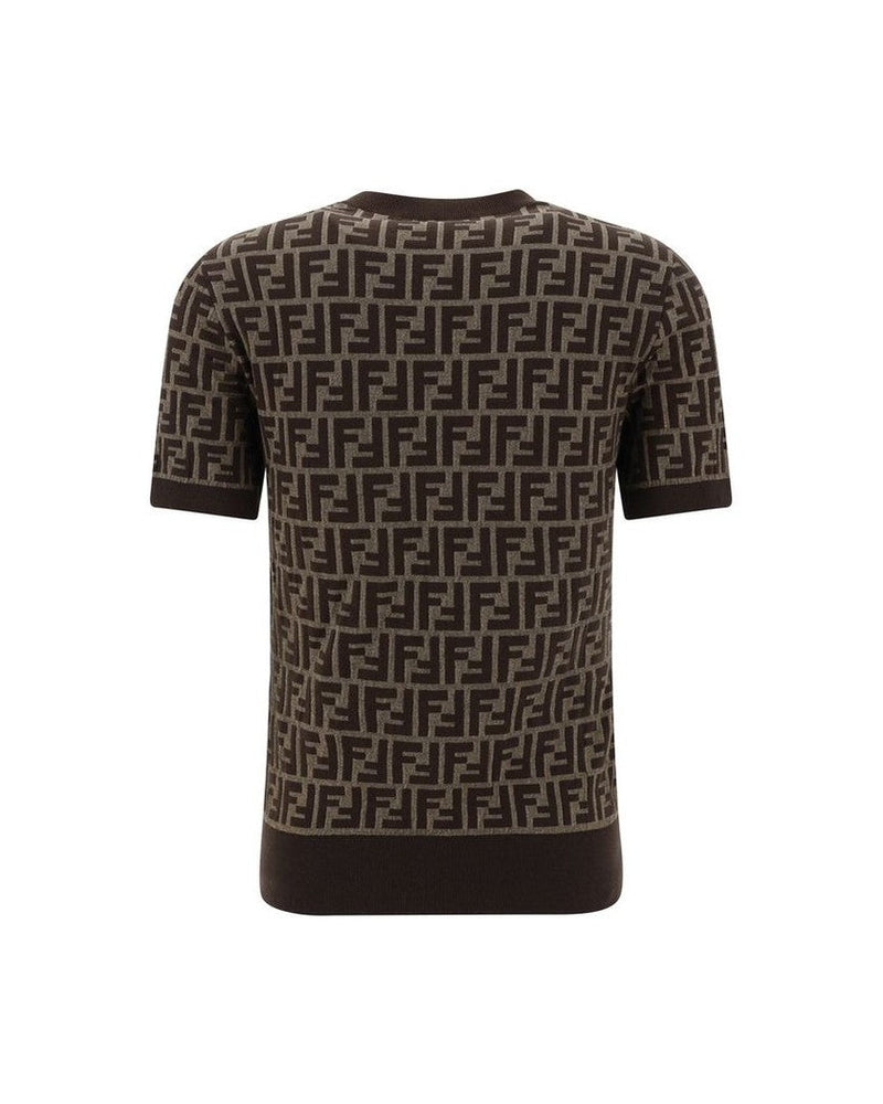 Fendi Brown Cotton T-shirt Glam Steals