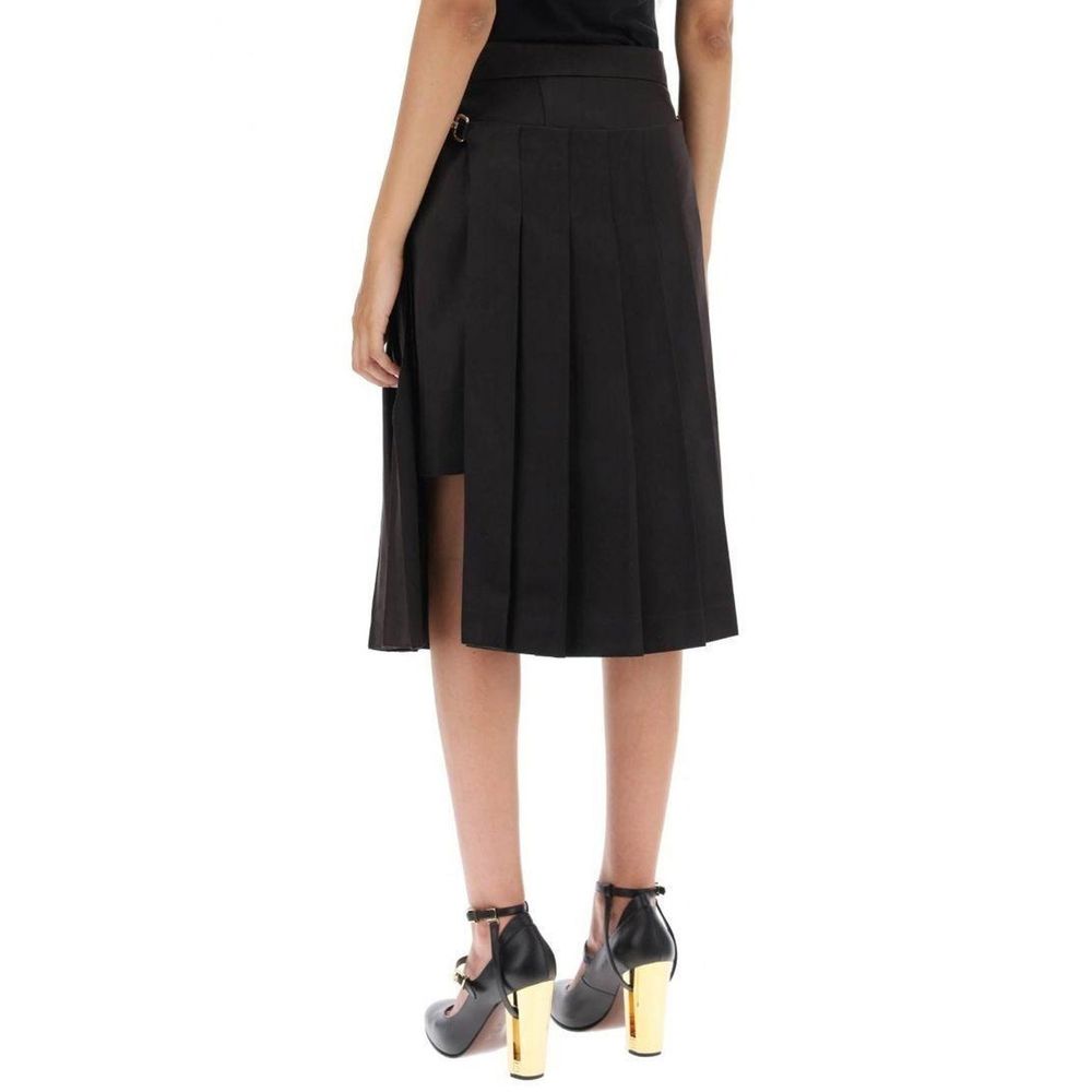 Fendi Cotton And Silk Washed Skirt Glam Steals