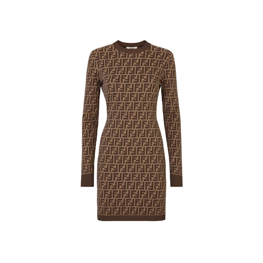 Fendi Cotton Ff Dress Glam Steals