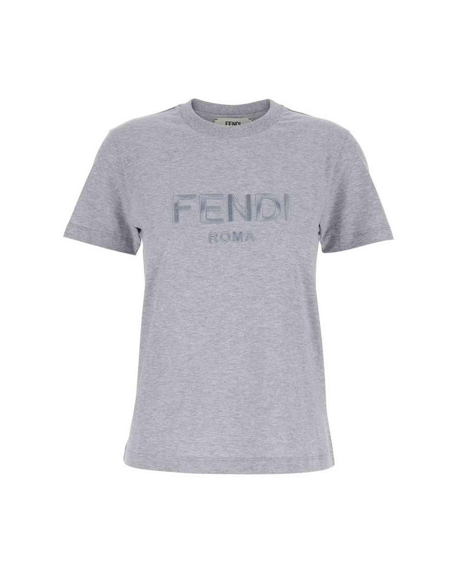Fendi Cotton Logo T-Shirt Glam Steals