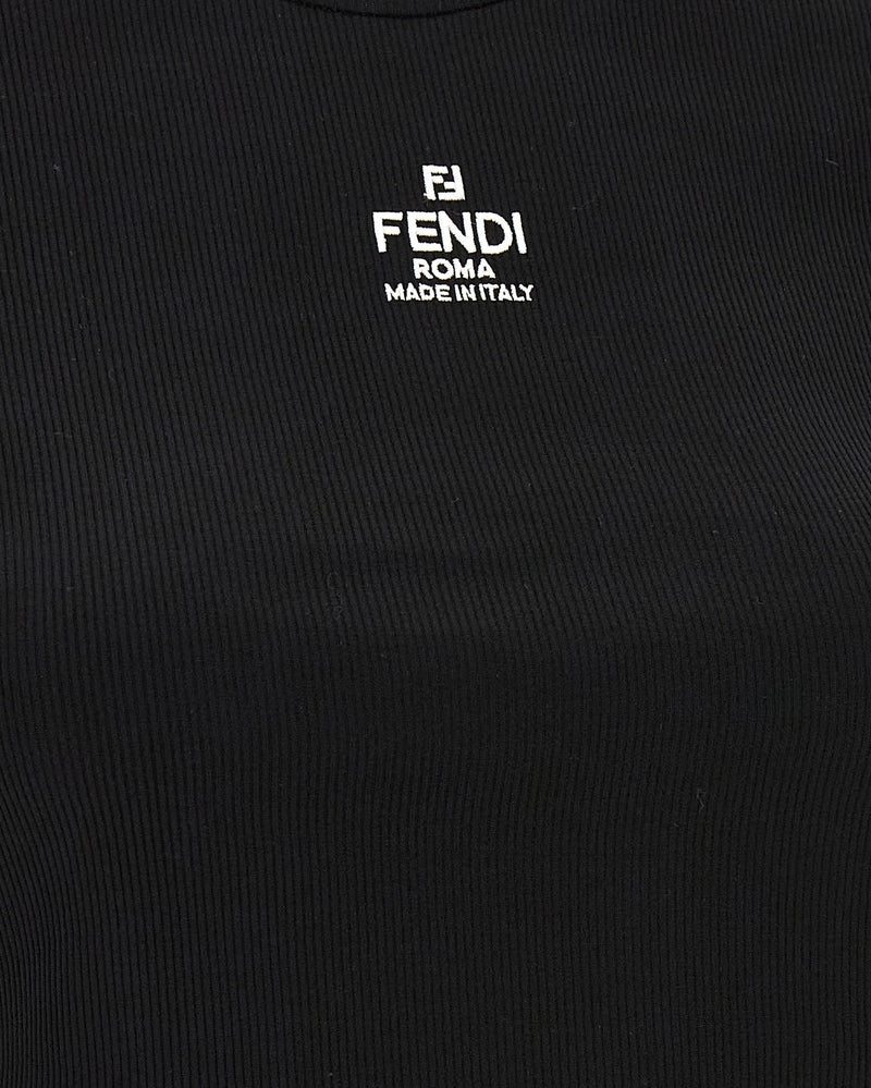 Fendi Cropped T-shirt Glam Steals