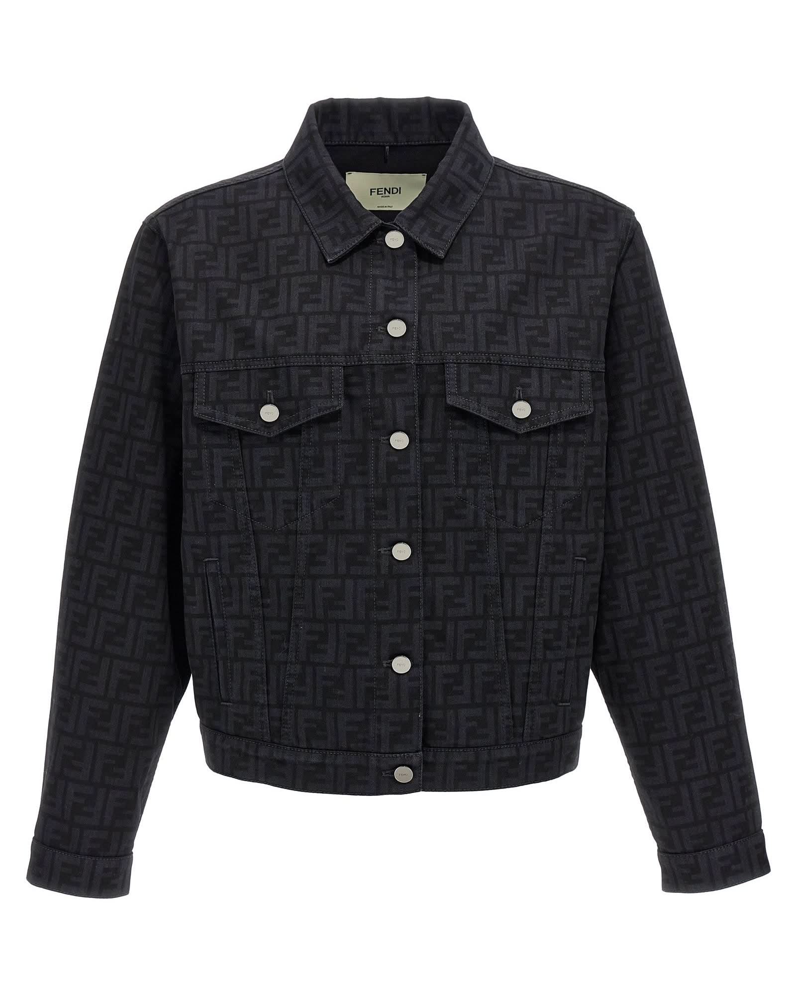 Fendi Denim Ff Jacket Glam Steals