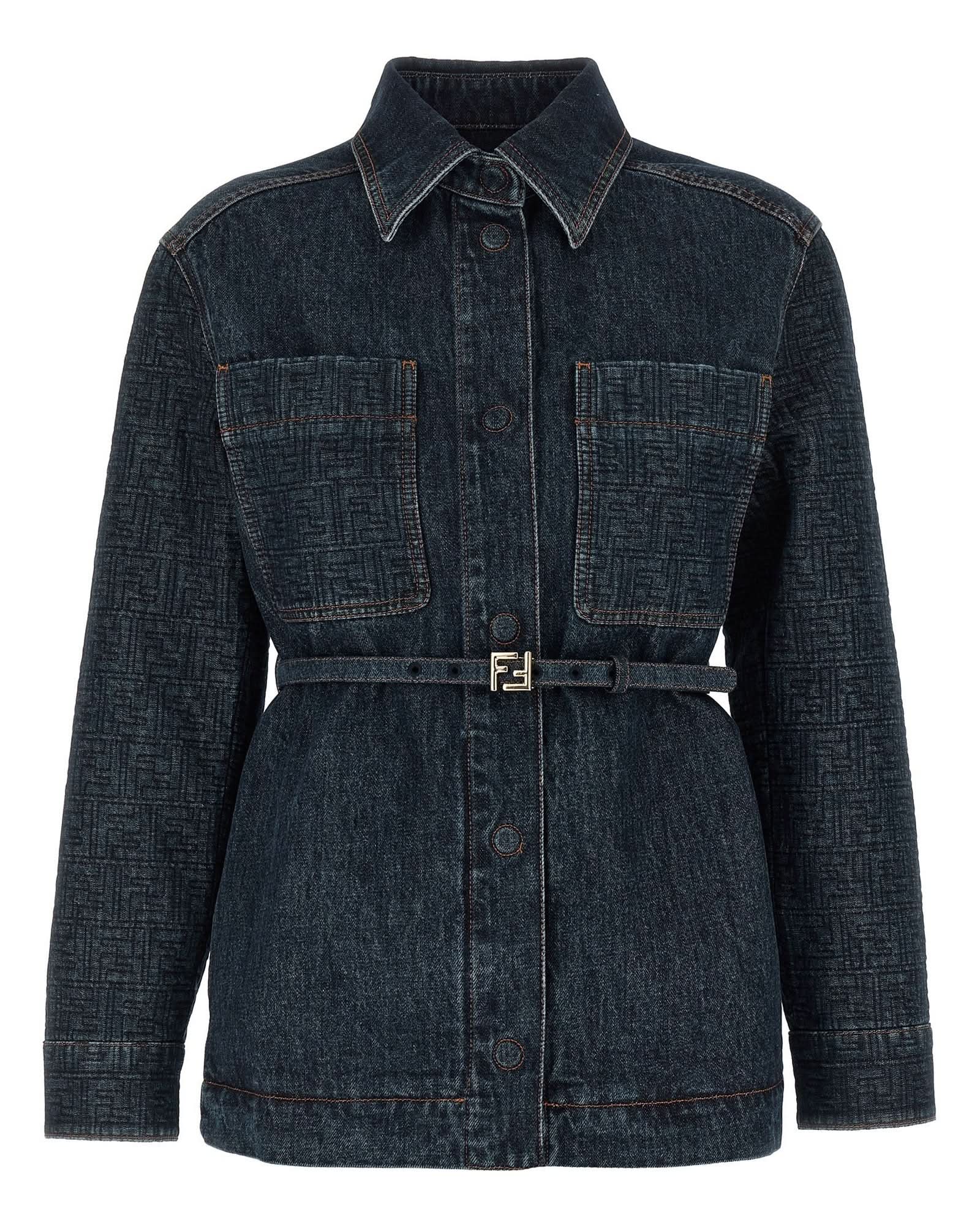 Fendi Denim Ff Jacket Glam Steals