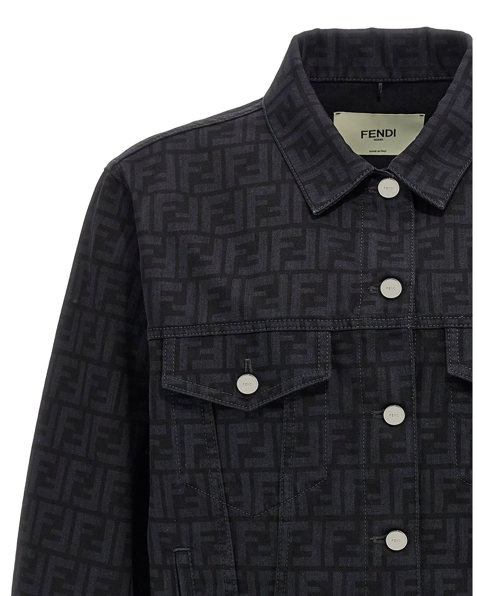 Fendi Denim Ff Jacket Glam Steals