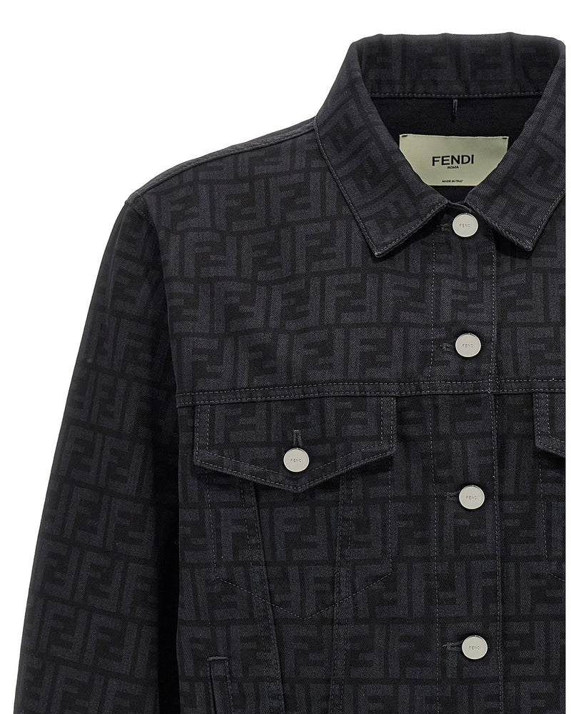Fendi Denim Ff Jacket Glam Steals