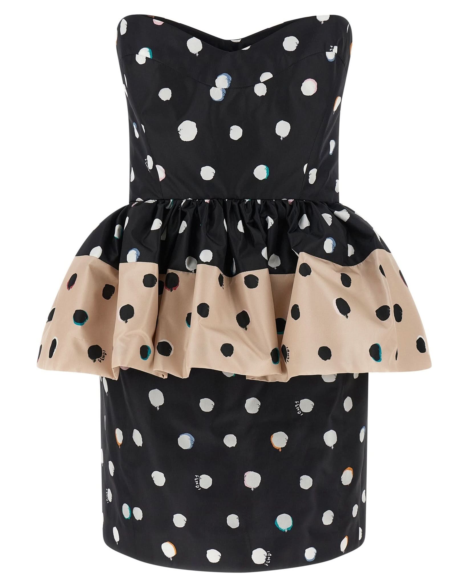 Fendi Falena Dots Dress Glam Steals