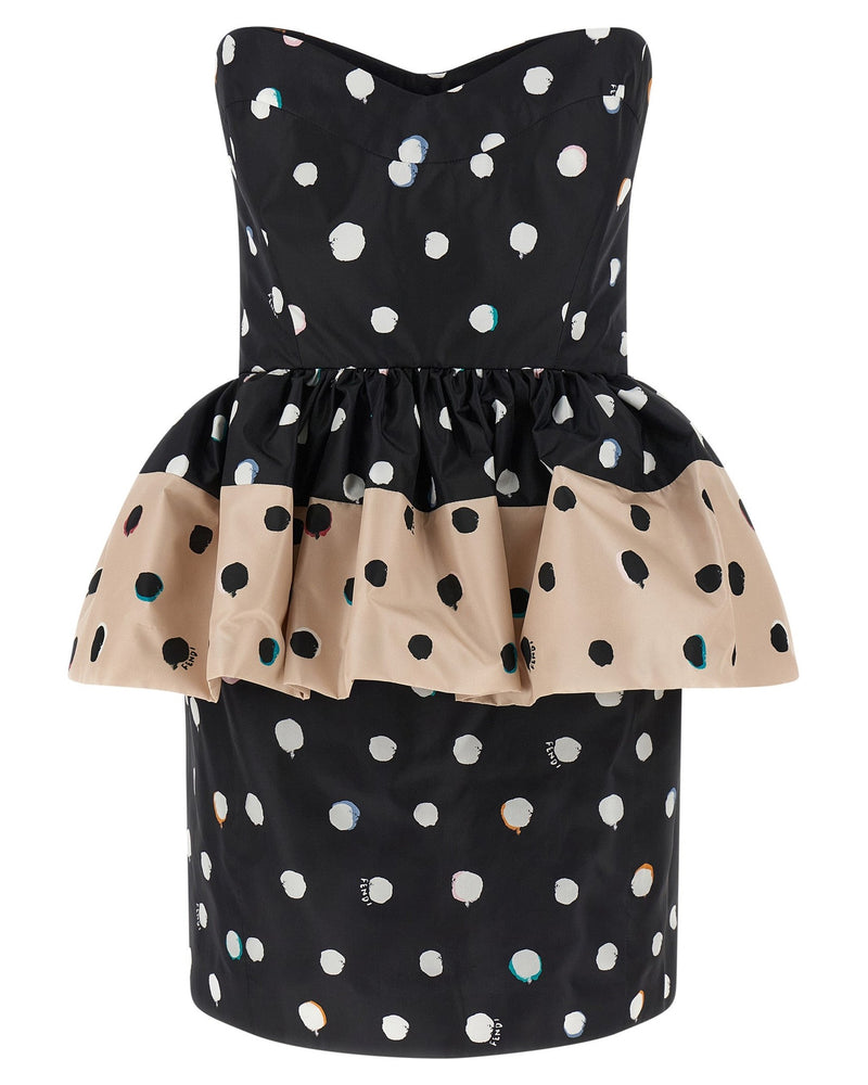 Fendi Falena Dots Dress Glam Steals