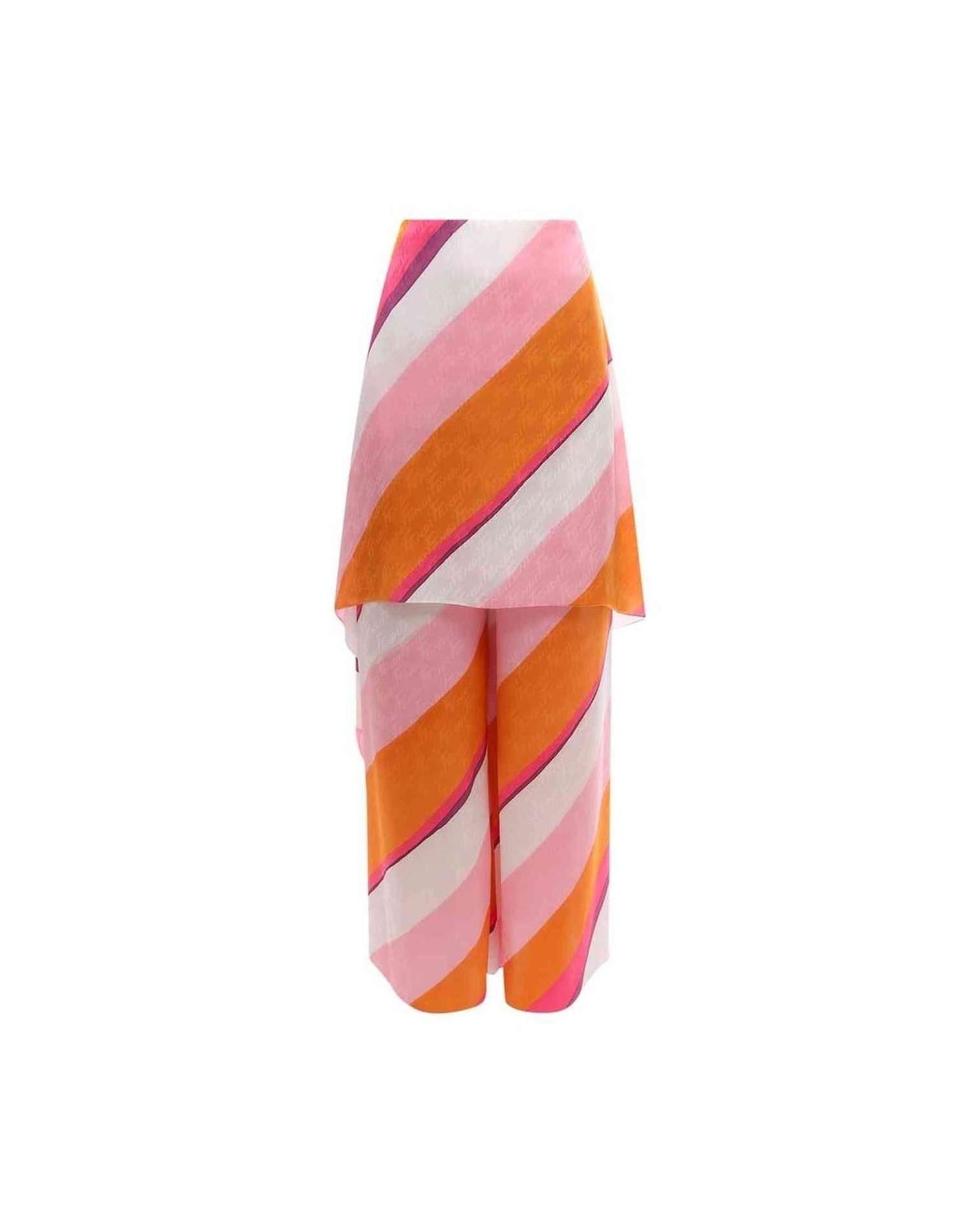 Fendi Ff Color Block Draped Trouser Glam Steals