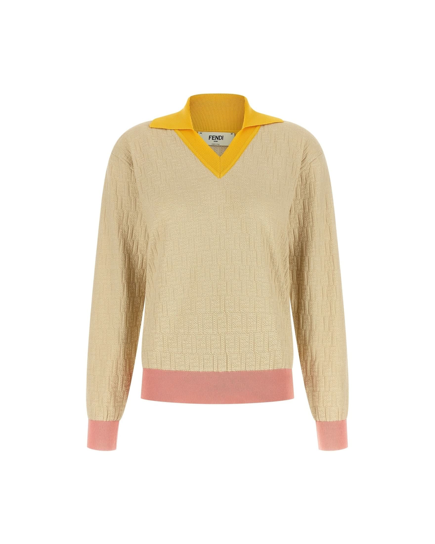 Fendi Ff Jacquard Sweater Glam Steals