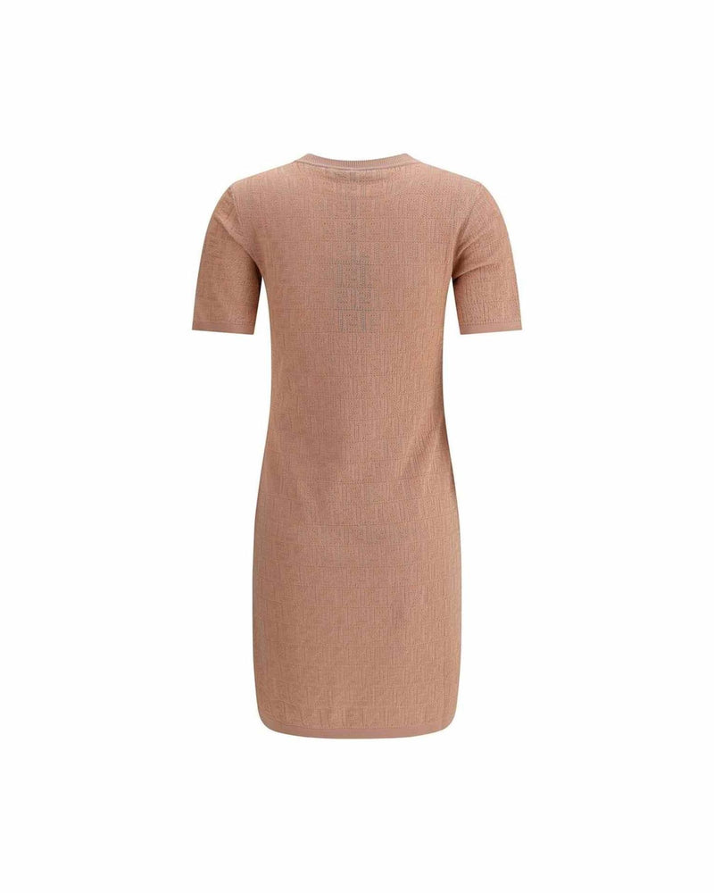 Fendi Ff Pattern Midi Dress Glam Steals