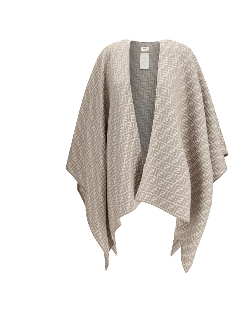 Fendi Gray Wool Scarf Glam Steals