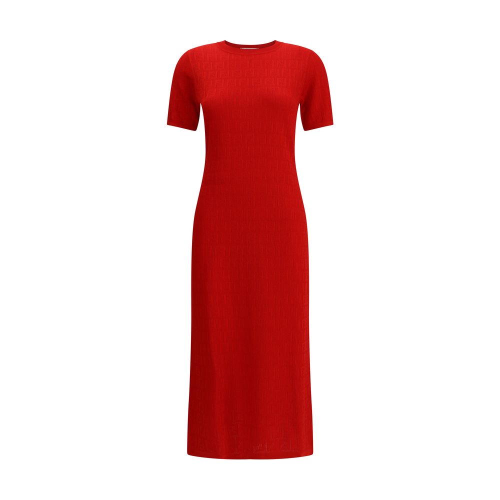 Fendi Knitted Midi Dress Glam Steals
