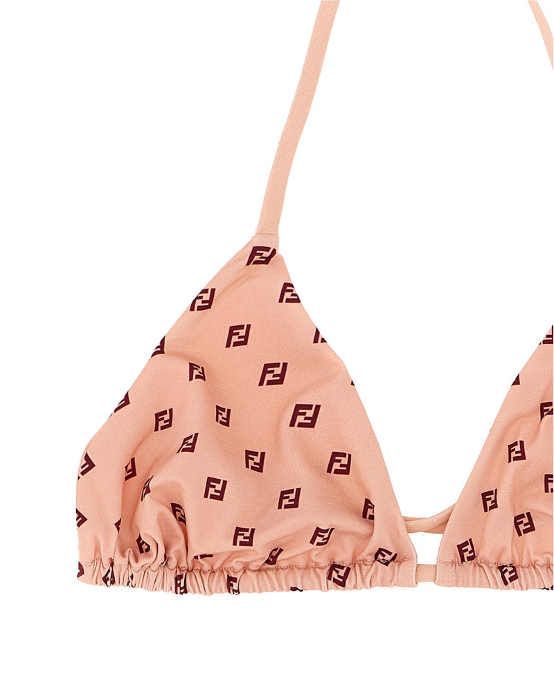 Fendi Micro Patchwork Bikini Top Glam Steals