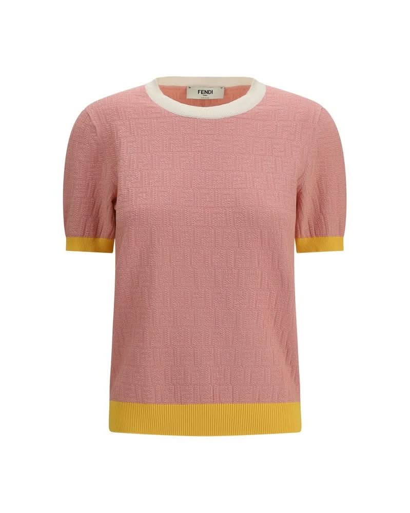 Fendi Multicolor Cotton Top Glam Steals