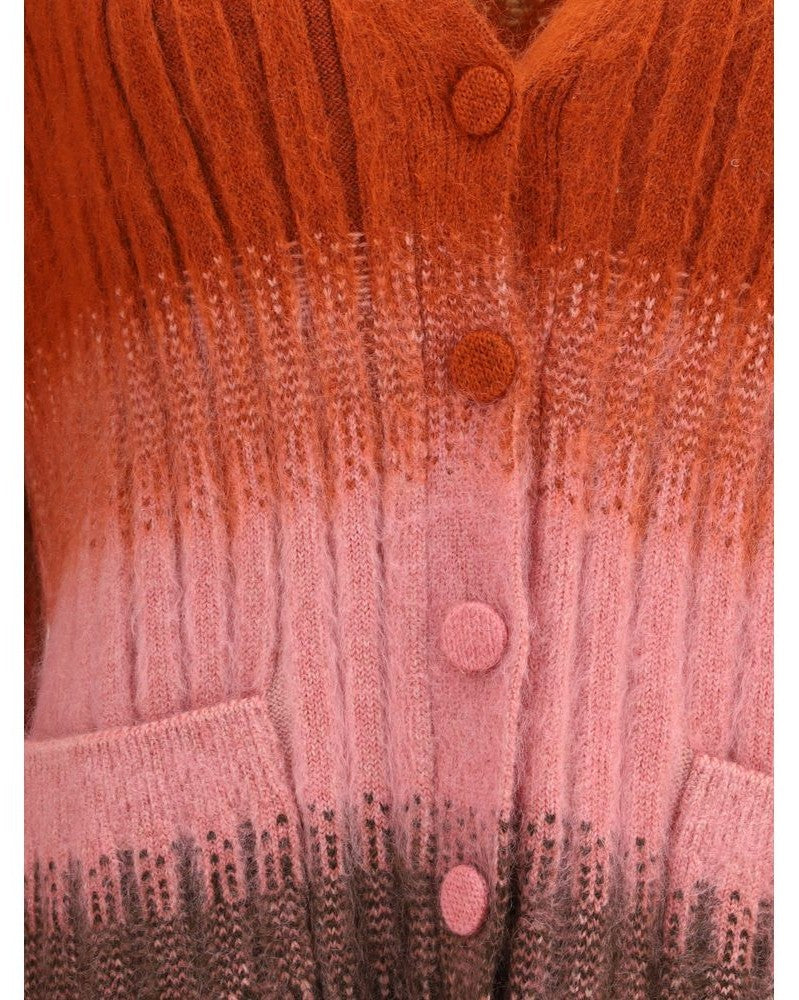 Fendi Multicolor Mohair Cardigan Glam Steals