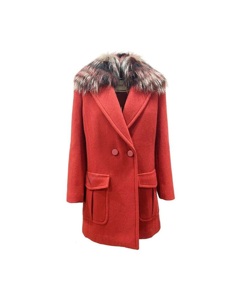 Fendi Multicolor Virgin Wool Coat Glam Steals