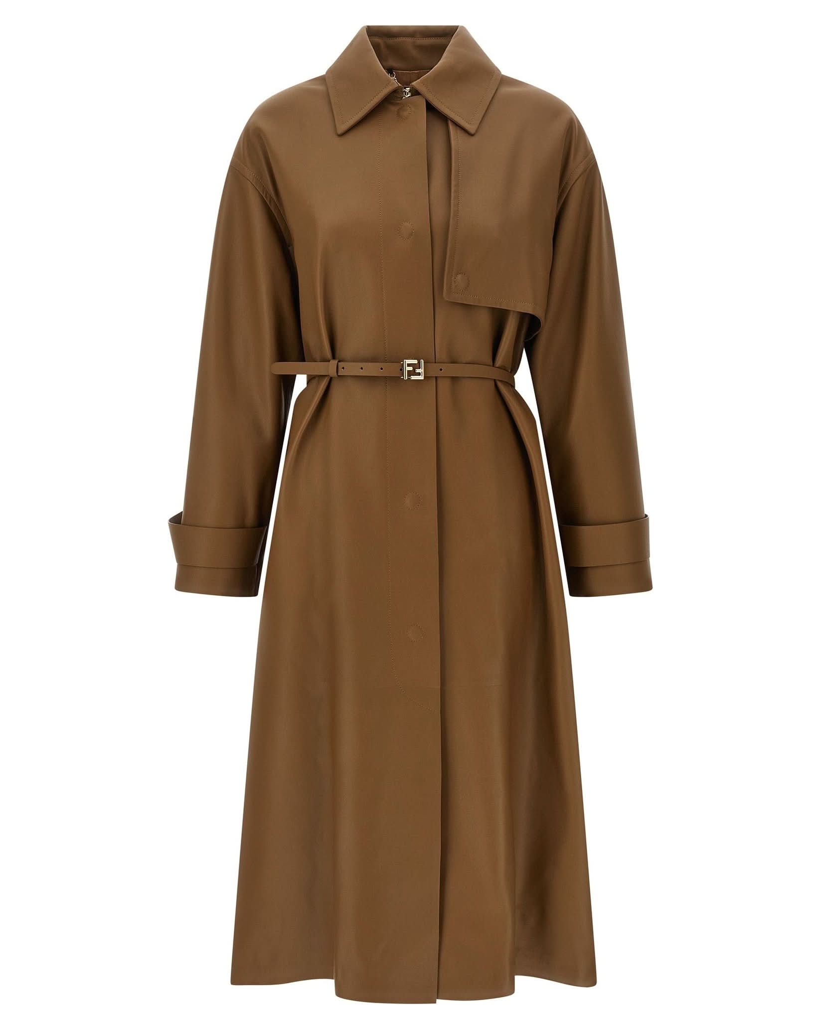 Fendi Nappa Trench Coat Glam Steals