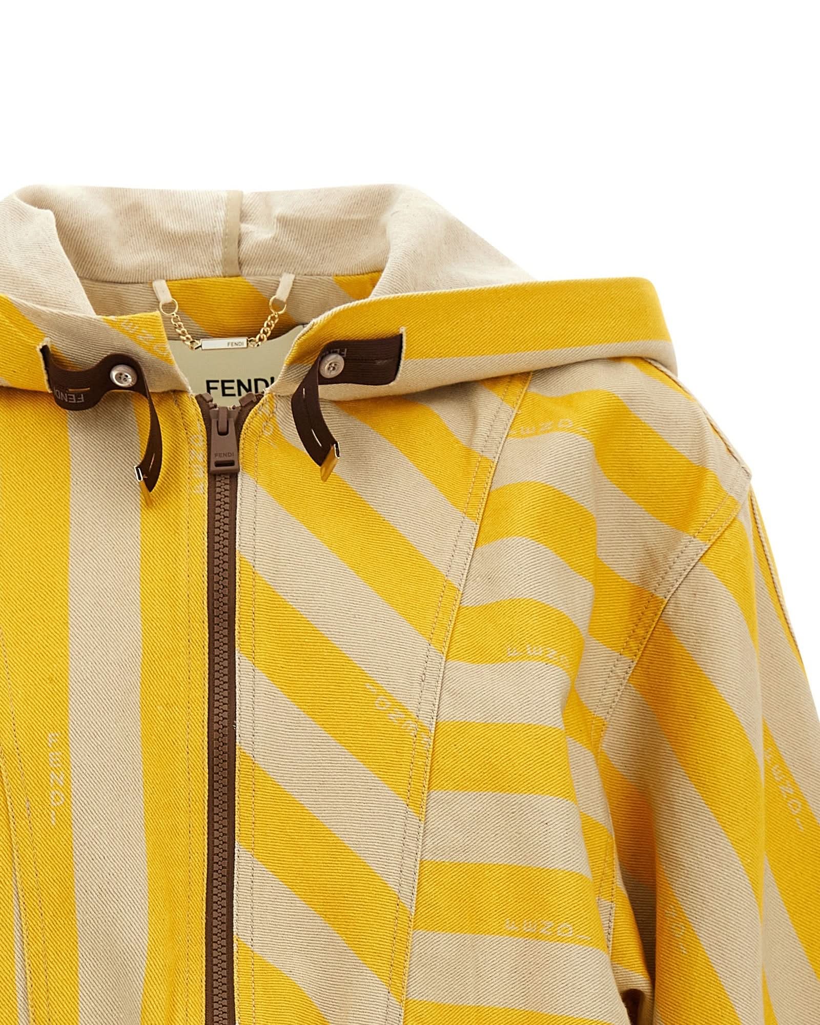 Fendi Pequin Striped Jacket Glam Steals