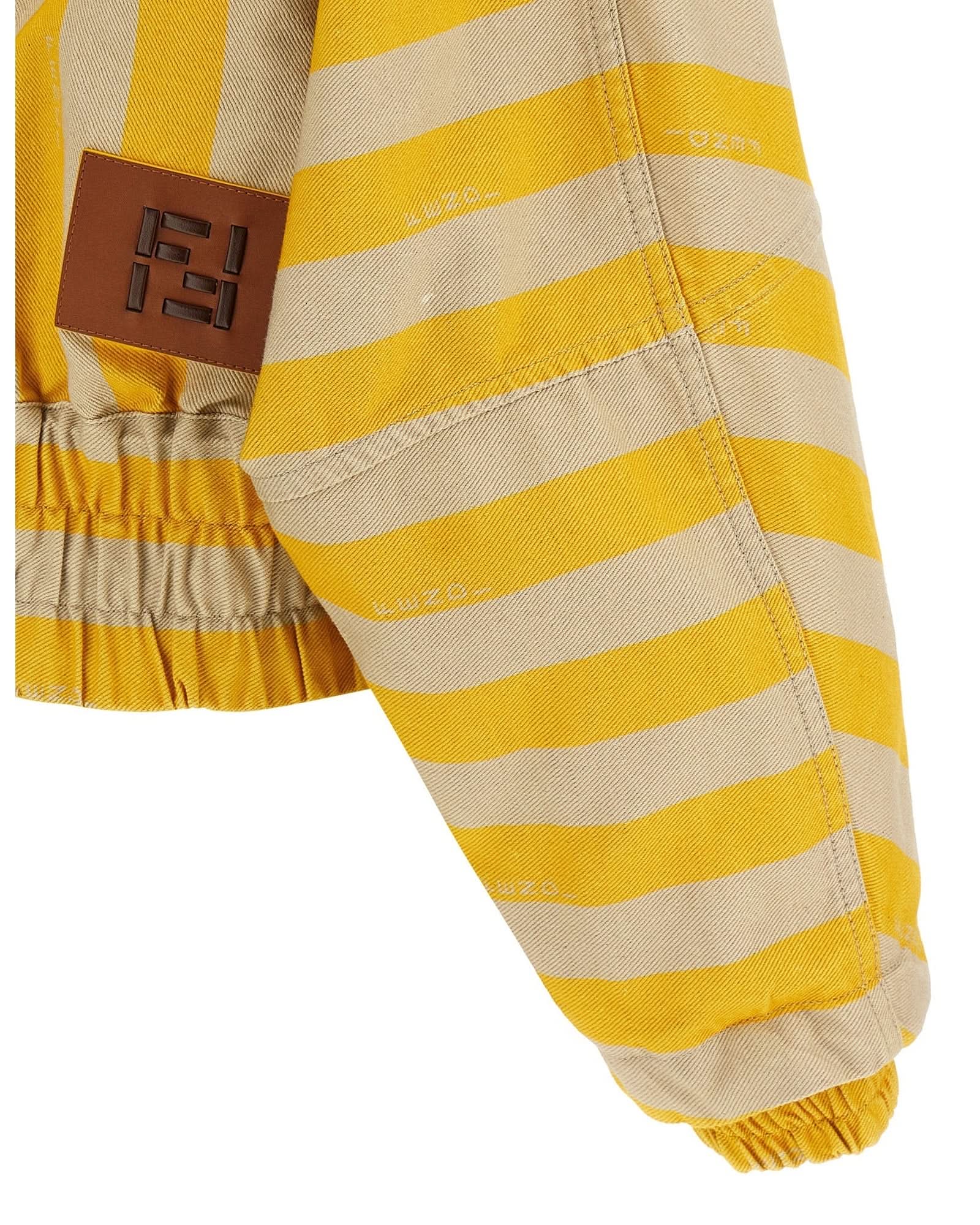Fendi Pequin Striped Jacket Glam Steals