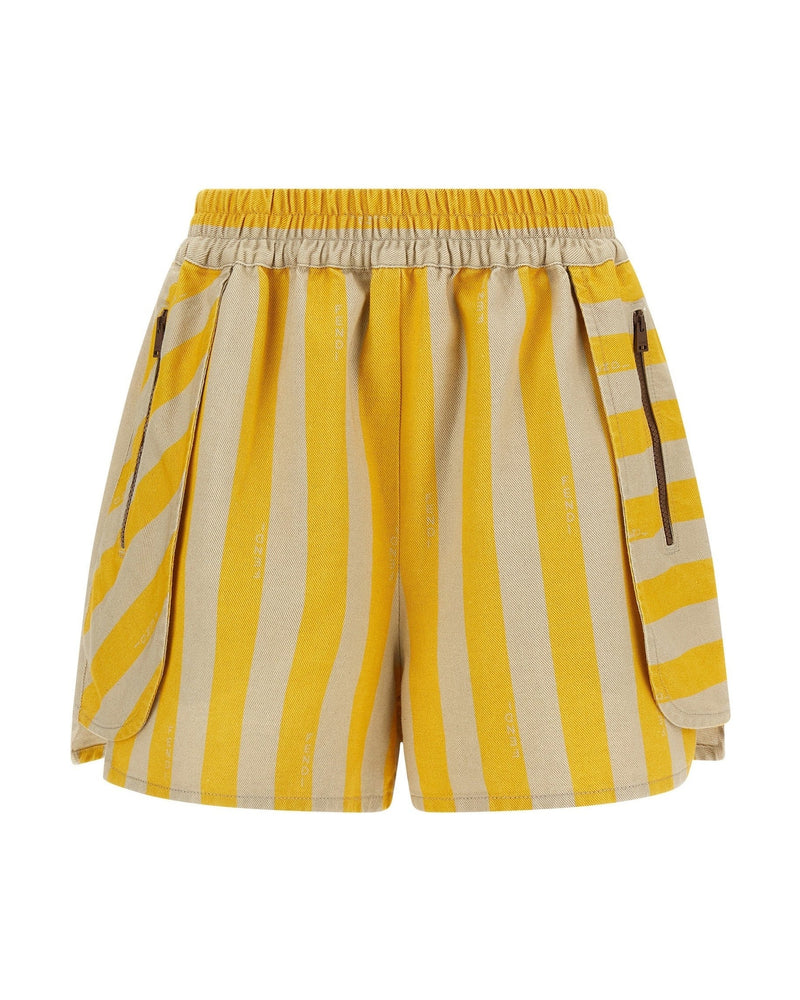 Fendi Pequin Striped Shorts Glam Steals