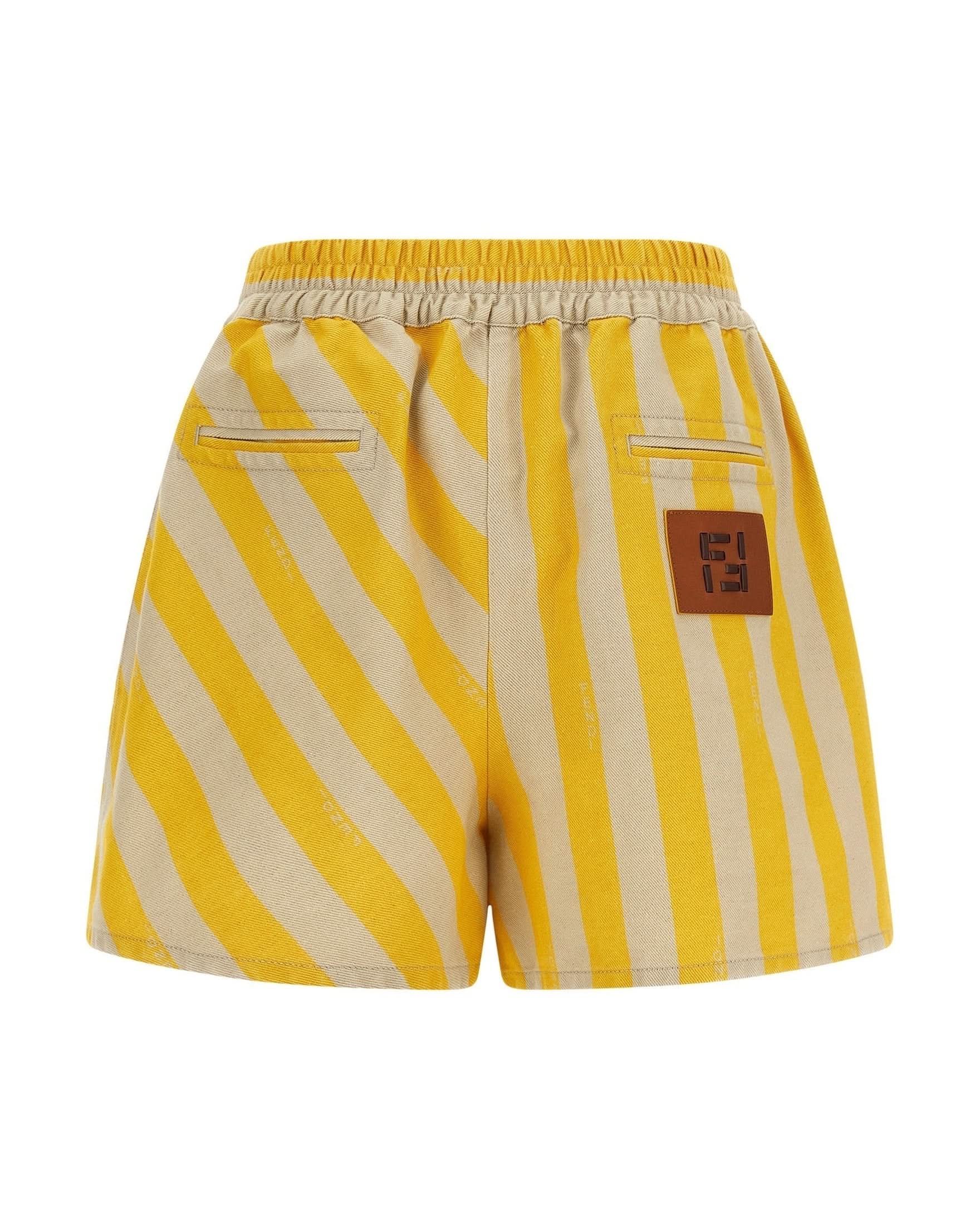 Fendi Pequin Striped Shorts Glam Steals