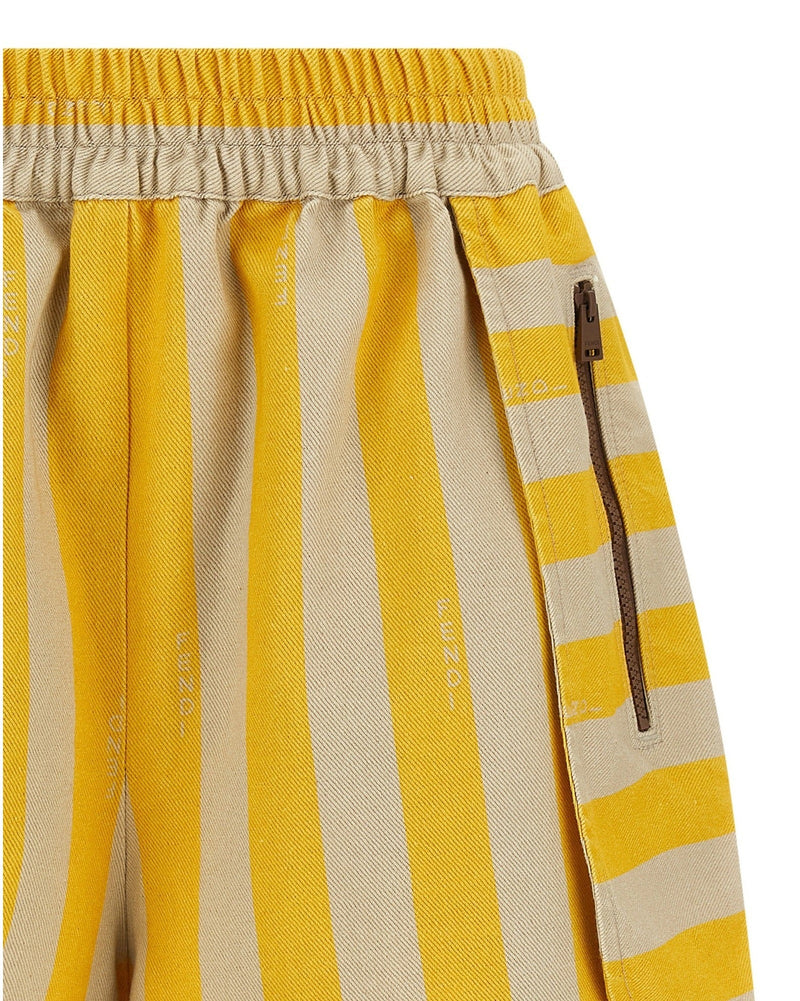 Fendi Pequin Striped Shorts Glam Steals